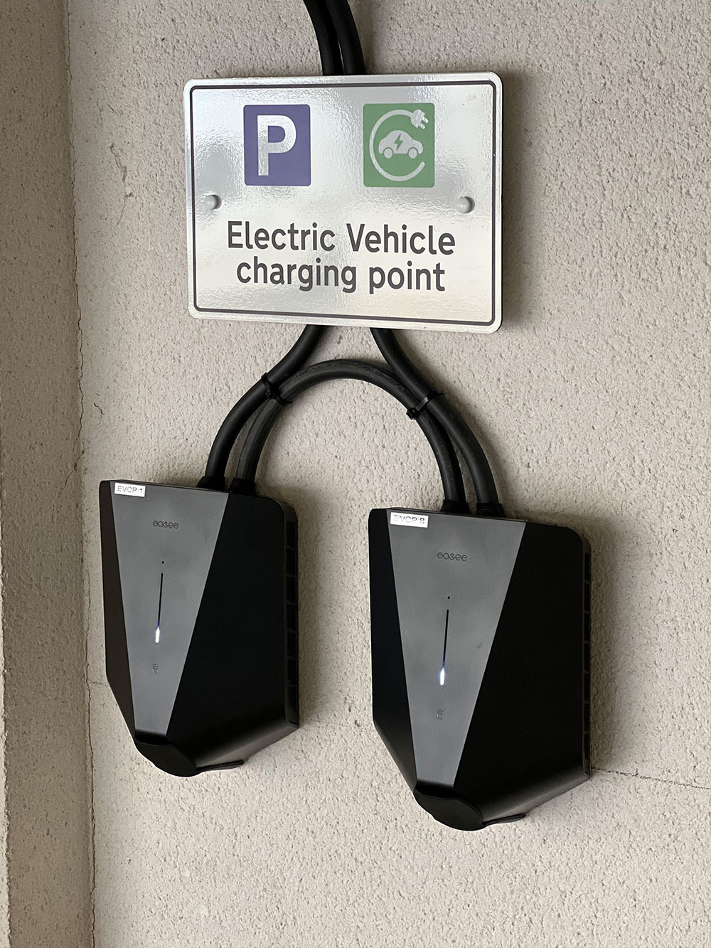 Easee Electric Vehicle Chargers Easee EV charger installation